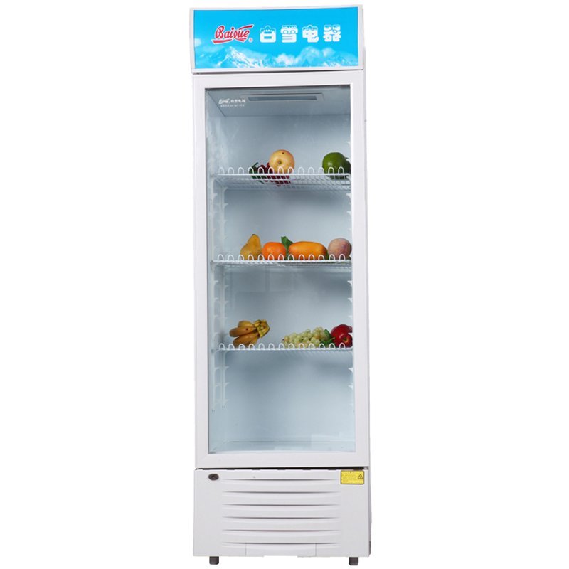 白雪(Baixue)冷柜SC-226F 商用立式展示柜 啤酒柜 饮料柜 保鲜柜 冷藏柜