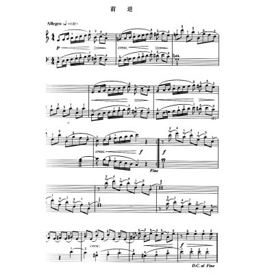 《布格缪勒25首钢琴进阶练习曲》【摘要图片