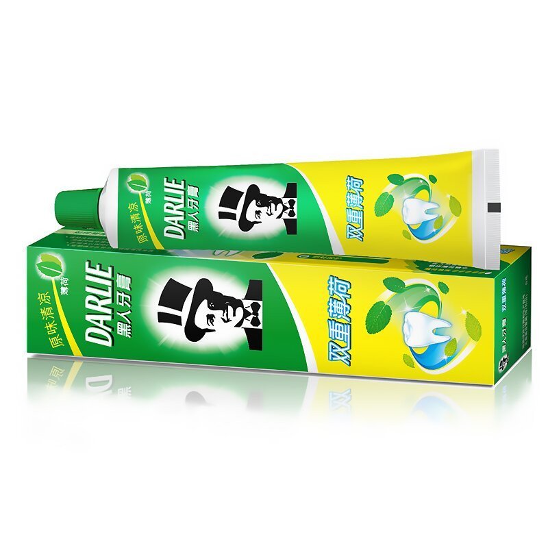 【黑人(darlie)系列】darlie好来双重薄荷牙膏225g图片,高清实拍图—