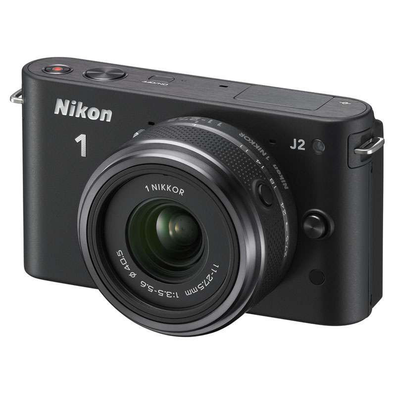 尼康(Nikon) 可换镜数码相机 J2 11-27.5mm 黑色 8G卡