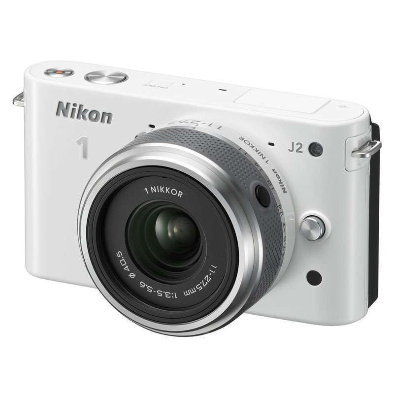 尼康(Nikon) 可换镜数码相机 J2 11-27.5mm 白色 8G卡