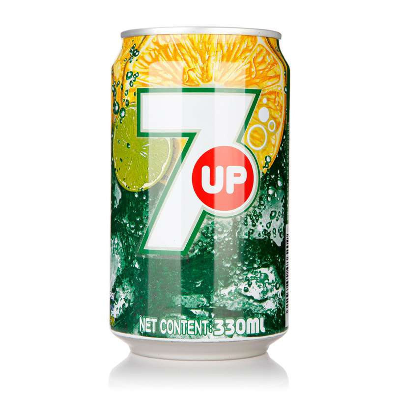 【七喜(seven.up)碳酸饮料】七喜冰爽柠檬汽水330ml箱