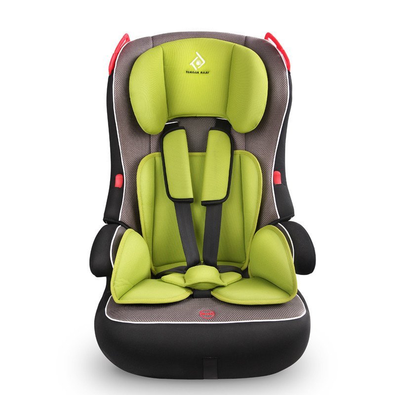 童佳贝贝汽车儿童安全座椅 9个月-12岁果绿色德国ECE R44/04和3C双认证
