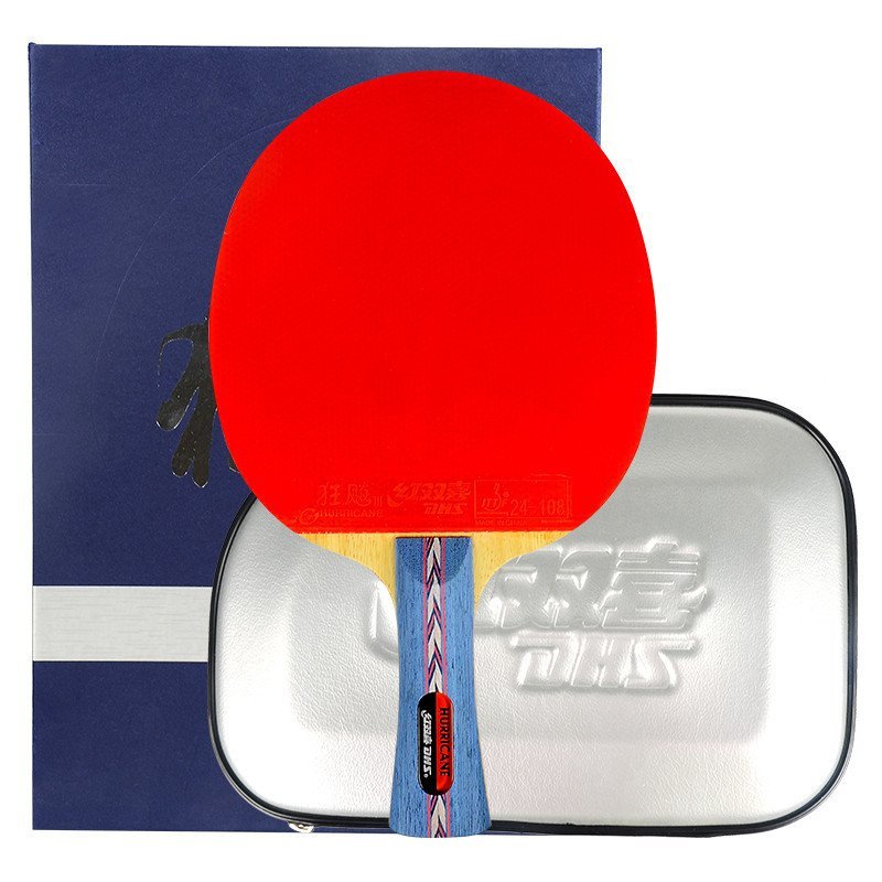 红双喜DHS乒乓球拍 狂飚NO.2 横拍 双面反胶 全能型 狂飙NO.2 精装礼盒装