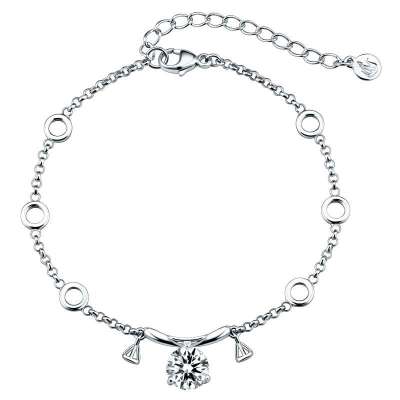 伊泰莲娜饰品 十二星座925纯银手链 摩羯座 特