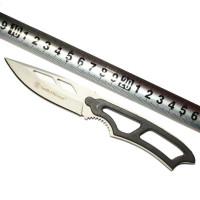 QANTH强氏 户外直刀 史密斯SW990(哨兵刀 银