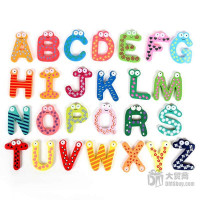 DMS大贸商 宝宝早教玩具 26个英文字母 彩色