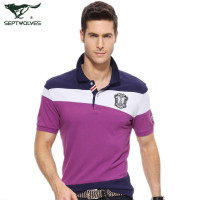 断码清仓 七匹狼短袖T恤 男装正品 修身纯棉男