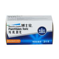 博士伦纯视散光月抛隐形眼镜3片装【报价大全