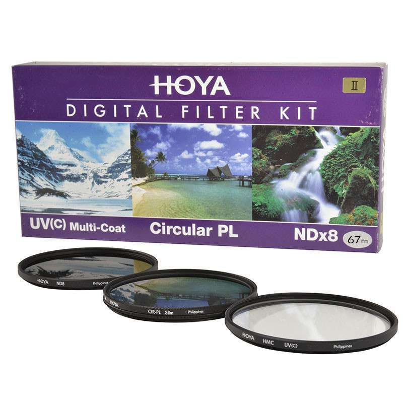 保谷（HOYA） 67mm KIT UV滤镜 CPL偏振镜 NDX8减光镜 滤镜套装