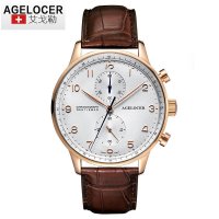 正品瑞士艾戈勒品牌时尚手表男士手表运动手表