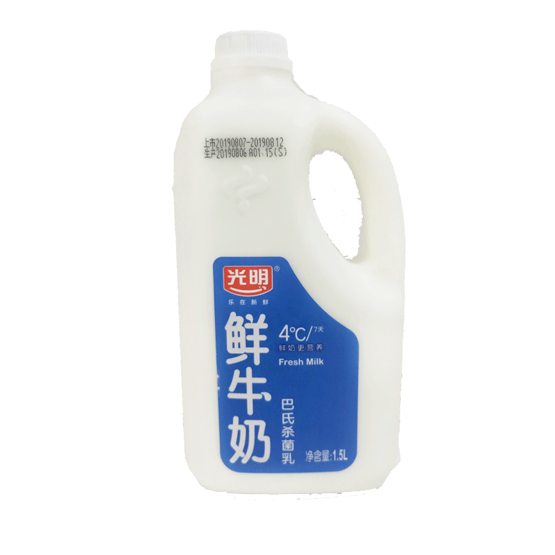 光明塑瓶装淳鲜牛奶1.5L