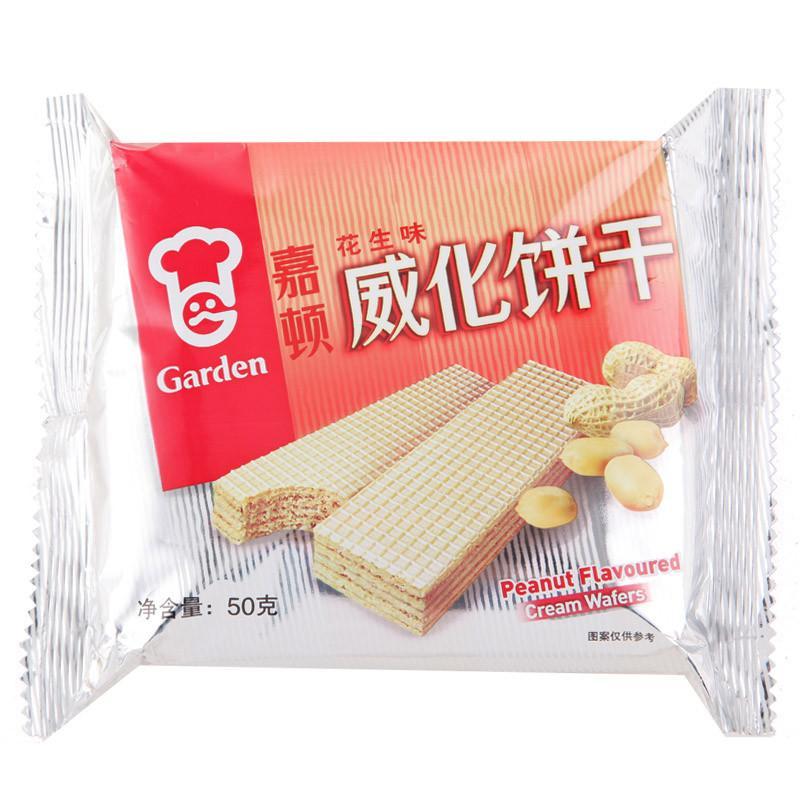 嘉顿 威化饼干（花生味）50g/袋
