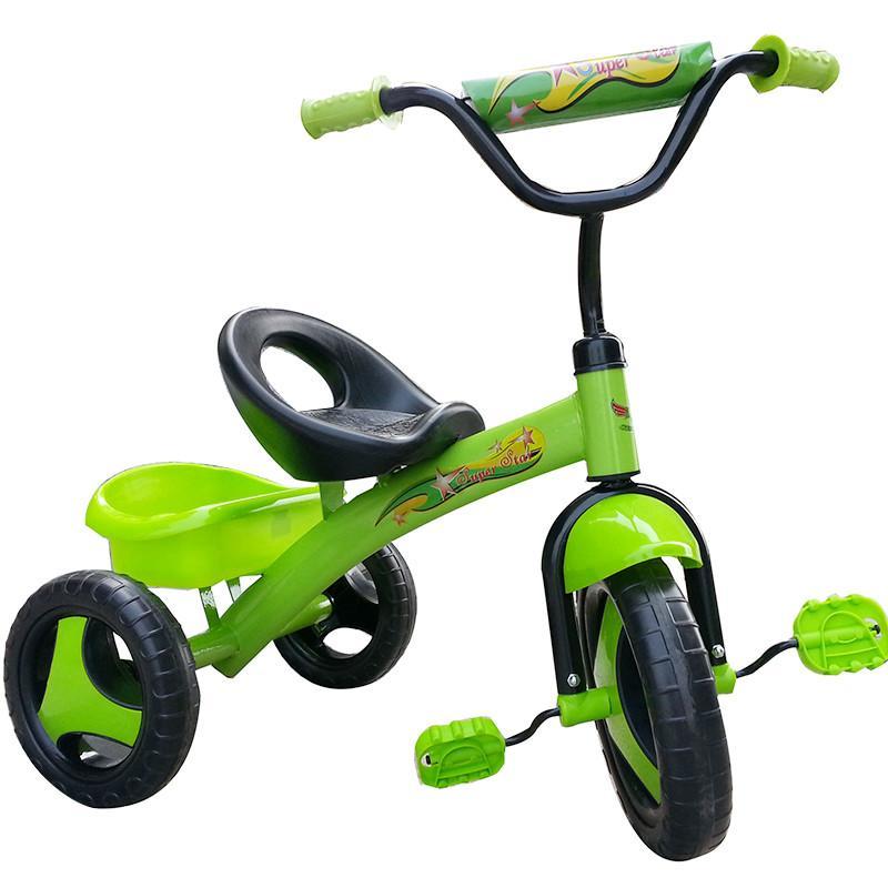 SBL儿童三轮车脚踏车2岁-5岁幼儿宝宝童车小孩单车自行车脚踏车简便生日礼物绿色