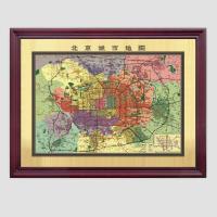 铜板画北京市地图|中国地图|世界地图|铜版画地