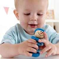 德国hape儿童玩具 女孩摇铃0-1岁 木制创意 婴