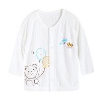 小米米 气球小熊 宝宝长袖对襟上衣 竹棉 婴儿内