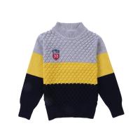 2014秋冬季新款 稚乐<em>男童毛衣</em> 高领套头毛衫 8