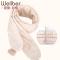 威尔贝鲁 婴儿宝宝围巾围脖 新生儿童围巾加长 男女童围脖 彩棉本色 135cm-175cm
