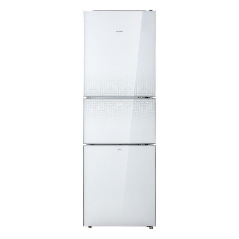 西门子(SIEMENS) KG23F48S0W 224升 三门冰箱(白色窗纹)