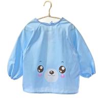 素蕴儿童画画衣防水罩衣男女童反穿衣宝宝全包