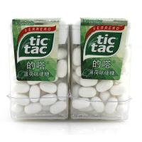 费列罗产品的嗒tic tac 的嗒薄荷味硬糖12盒装【