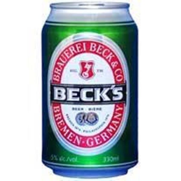 【百威(Budweiser)黄啤】贝克啤酒330ML*24