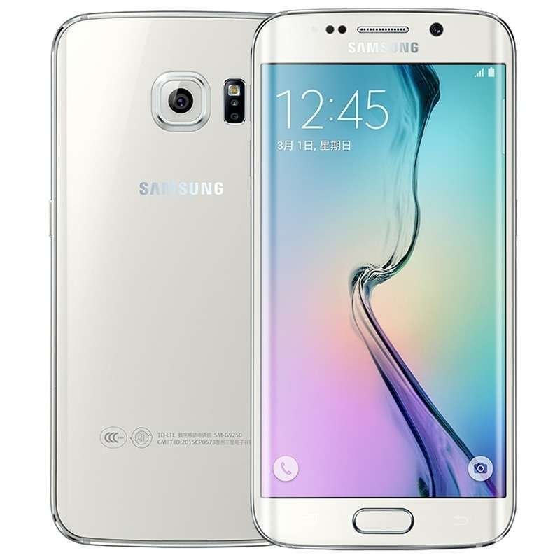 三星 Galaxy S6 edge（G9250）32G版 雪晶白 全网通4G手机 双曲面