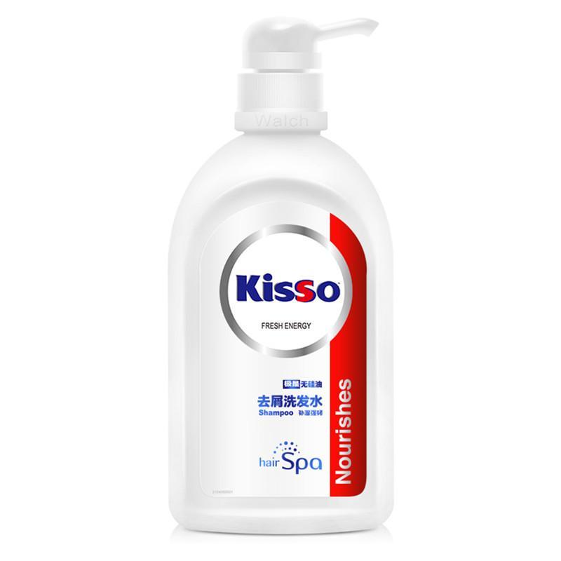kisso极是无硅油去屑洗发水补湿强韧400ml 威露士出品
