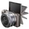 索尼(SONY) ILCE-5100L 微单相机 棕色(16-50mm镜头 a5100/α5100) 赠16G卡 包