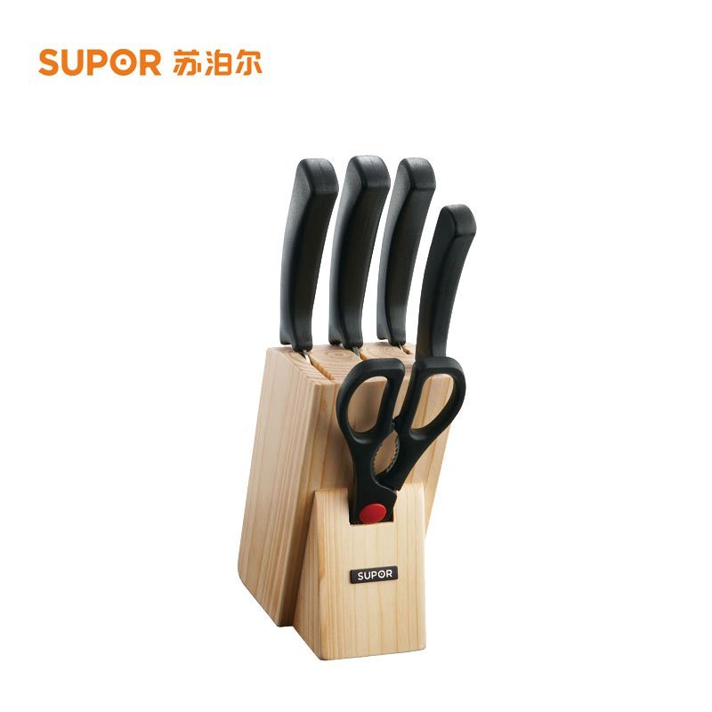 苏泊尔（SUPOR）刀具全套厨房套装六件套T0824-2