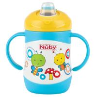 Nuby\/努比保温杯鸭嘴杯儿童保温水杯宝宝吸管