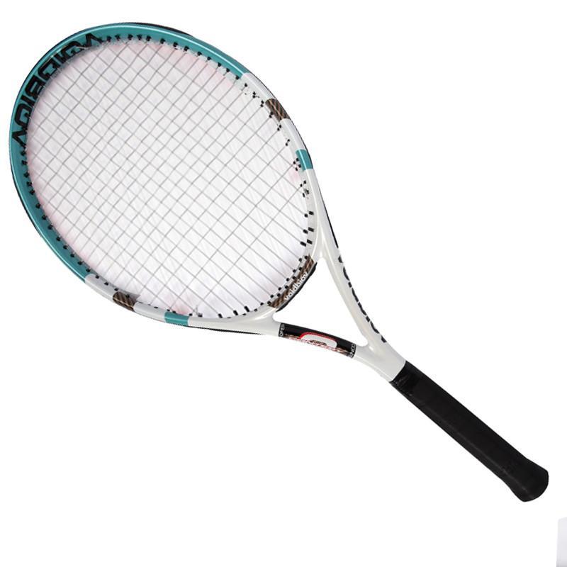 威德博威正品单人网球拍 碳纤维男女士初学练习训练带线 side墨绿色