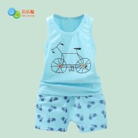 小童装男童夏装2015新款自行车薄款男宝宝套