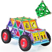 芙蓉天使磁力棒磁性拼搭建构积木儿童益智玩具