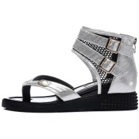 古奇天伦2015夏季新品凉鞋韩版平底网纱夹趾