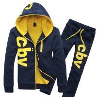 丹杰仕 男式运动服 男装 CBV字加厚加绒 班服