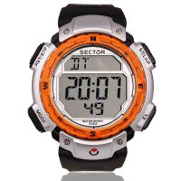 SECTOR 意大利世腾 液晶显示胶带男士手表 R