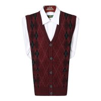 秋冬装休闲V领中老年男装羊毛衫 <em>中年男士</em>开衫