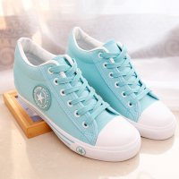 015年秋季新款韩版内增高女帆布鞋女生布鞋系