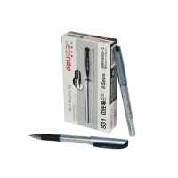 得力S31中性笔 黑色笔芯碳素笔水笔签字笔 办