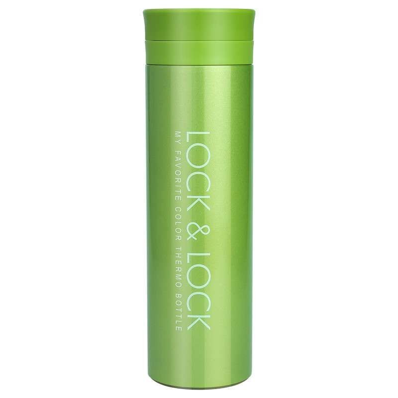 乐扣乐扣(LOCK&LOCK)LHC9016G(Green)水杯便携情侣杯 茶隔马克保温保冷杯350ml