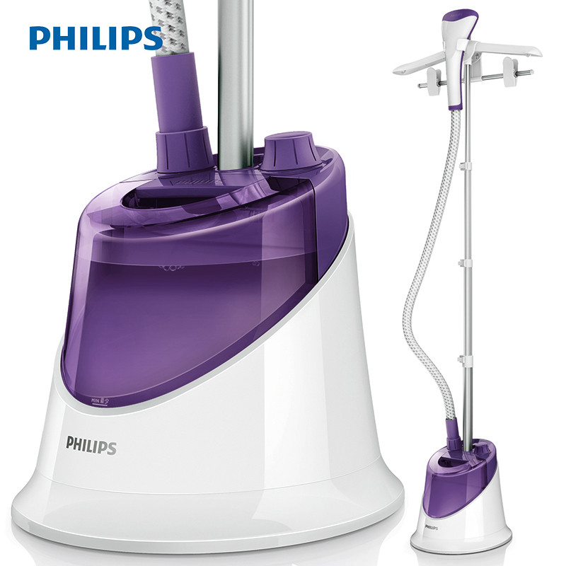 飞利浦(Philips) 家用手持挂式蒸汽除皱挂烫机GC506/38 紫白色