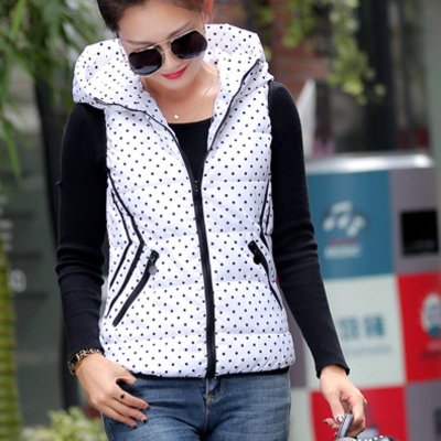 【悍<em>鹿</em>女士<em>马甲</em> 1】悍鹿2015新款<em>羽绒服</em>女短