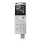 索尼（SONY）ICD-UX565F 数码录音棒 纤薄机身 8GB （银色）高质量数码录音笔 线性PCM/MP3录音格式 焦点 & 宽广立体声录音功能