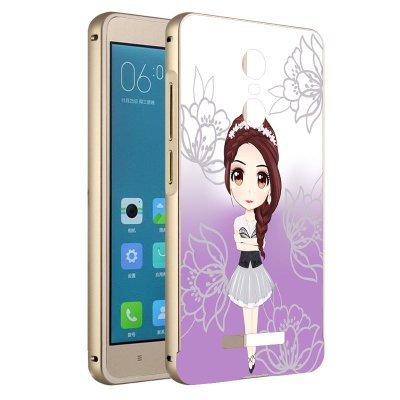 红米note3手机壳外壳金属漫画漫画彩绘防摔防边框八项规定图片