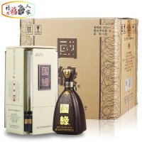 国产白酒 整箱四瓶 新版42度今世缘国缘白酒 国