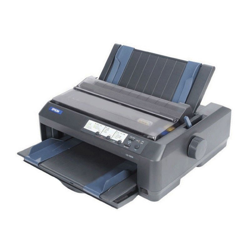 爱普生（EPSON）LQ-595KII针式打印机24针80列卷筒针式打印机营改增税务发票快递面单财务报表单据打印机标配