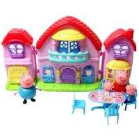 小猪佩奇儿童情景过家家玩具 佩佩猪粉红猪小
