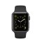 香港 Apple Watch Sport 38毫米 苹果智能手表 铝金属表壳运动款 Sport深空灰铝金属表壳黑色表带